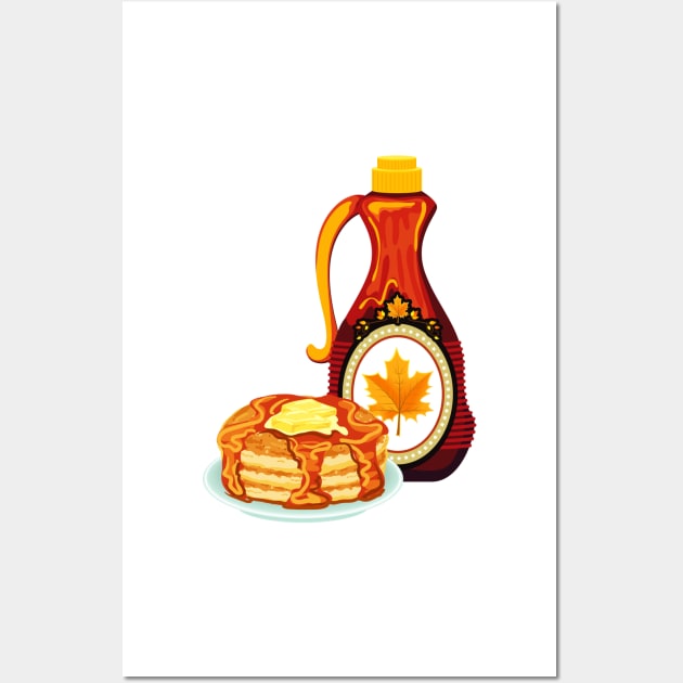 Pancake Syrup Wall Art by SWON Design